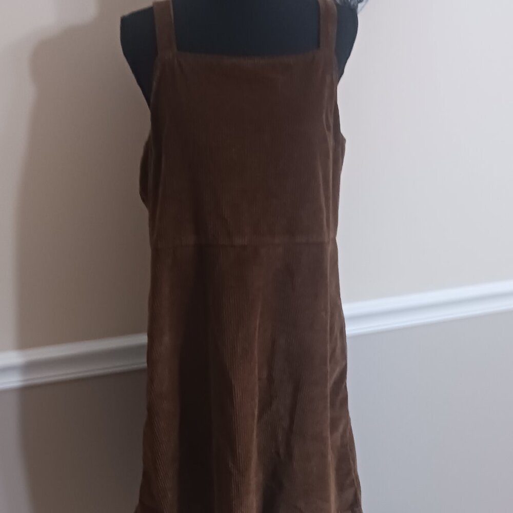 American Eagle Dress Mini Corduroy Jumper Pre-Owned